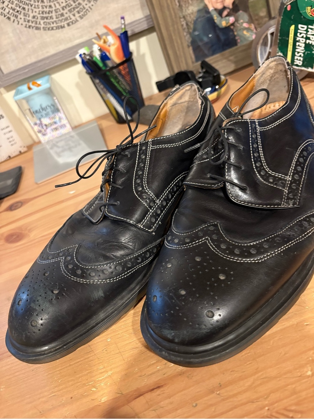 Dr. Marten Stitched Wingtips (no sole stitch) - Picture 6 of 9